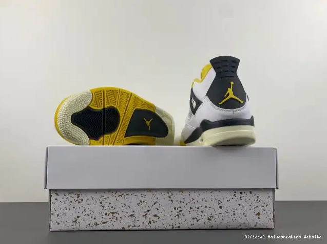 Official Maikesneakers Vivid WNNS 4 Jordan Air AQ9129-101 Sulfur 0329